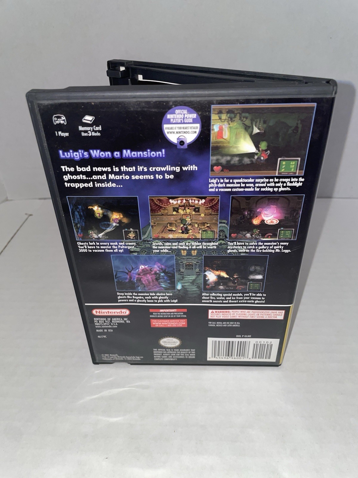 Luigi’s Mansion – Player’s Choice (Nintendo GameCube, 2003) No Manual Tested