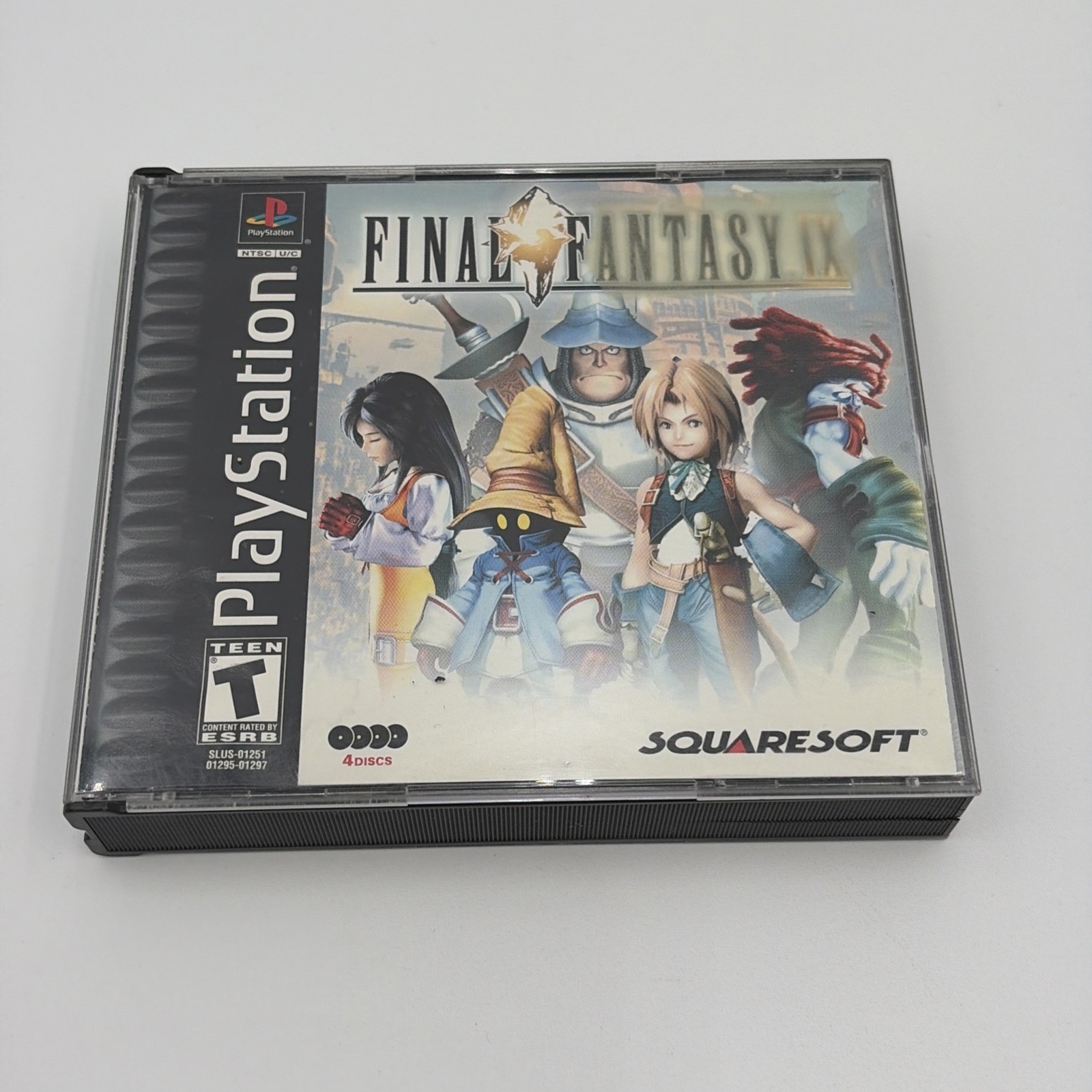 Final Fantasy IX PlayStation 1 PS1 Complete 4 Disc RPG Squaresoft 2000