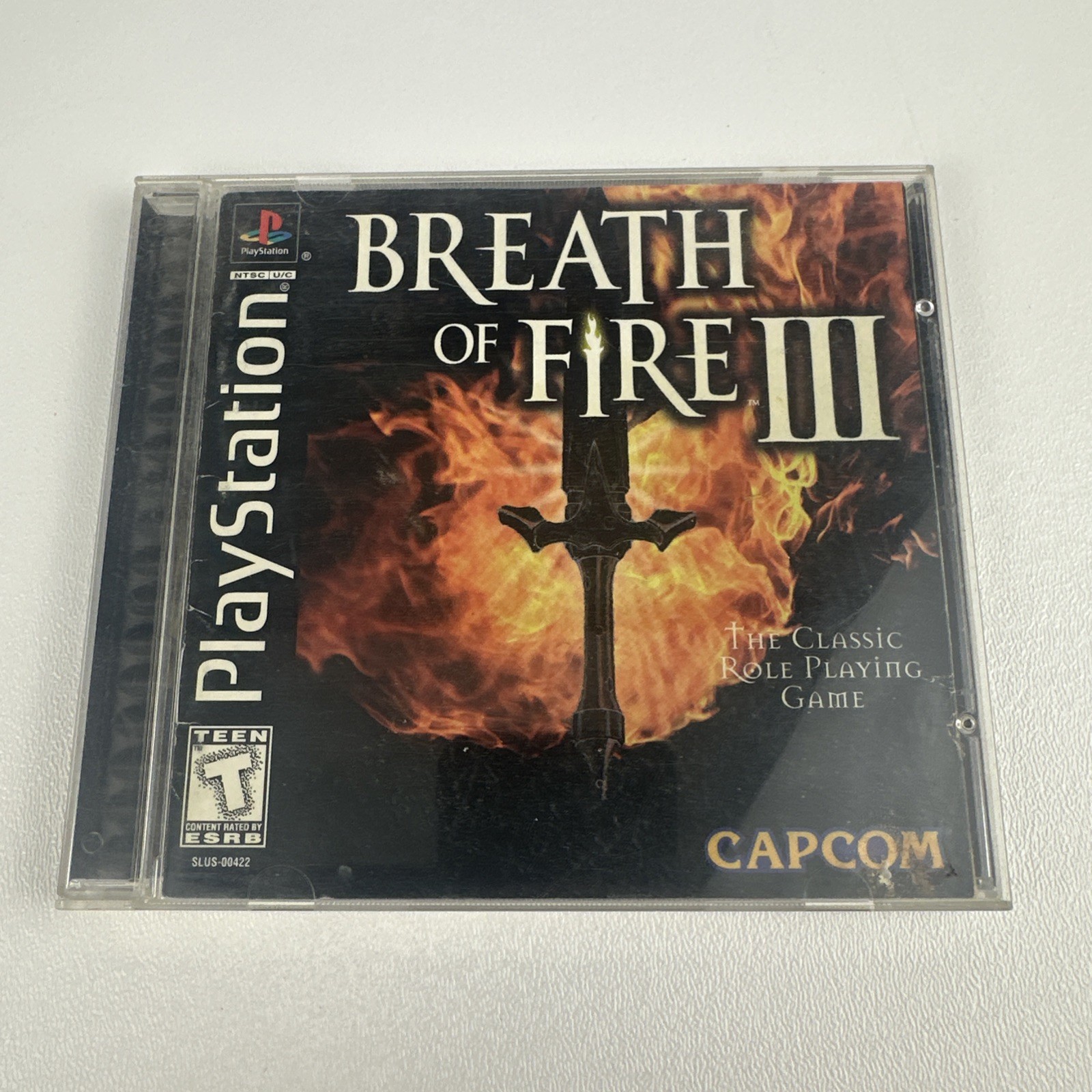 Breath Of Fire III Sony PlayStation PS1 RPG Capcom Complete Black Label