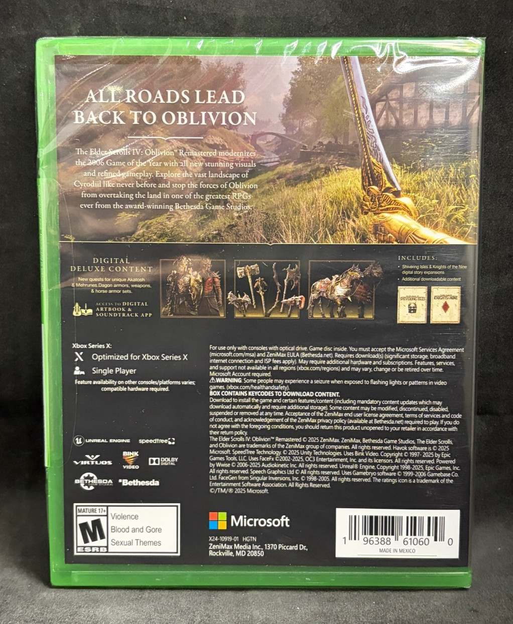 The Elder Scrolls IV: Oblivion Remastered Deluxe Edition (Xbox Series X) NEW