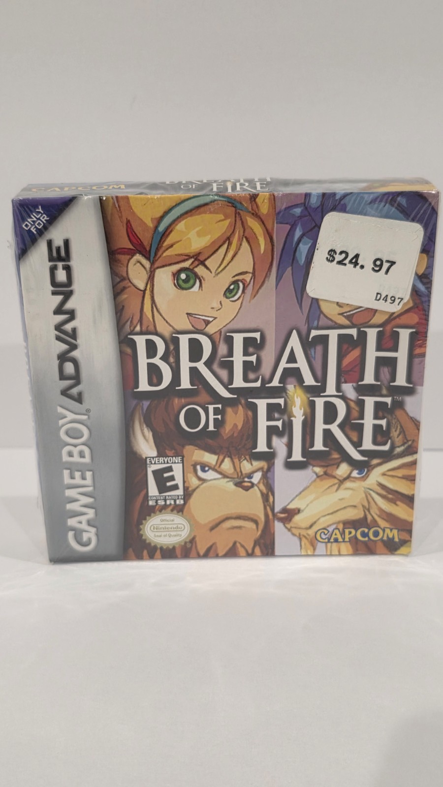 Breath of Fire GBA Factory Sealed Nintendo Game Boy Advance Capcom RPG