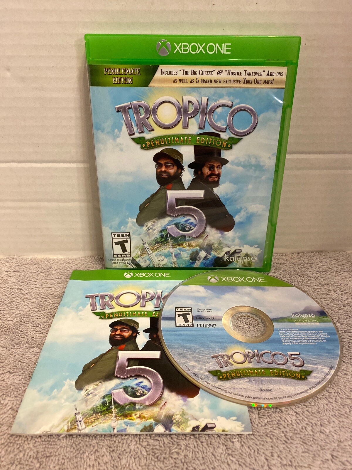 Tropico 5 Penultimate Edition (Microsoft Xbox One) Complete Tested Rated T Teen