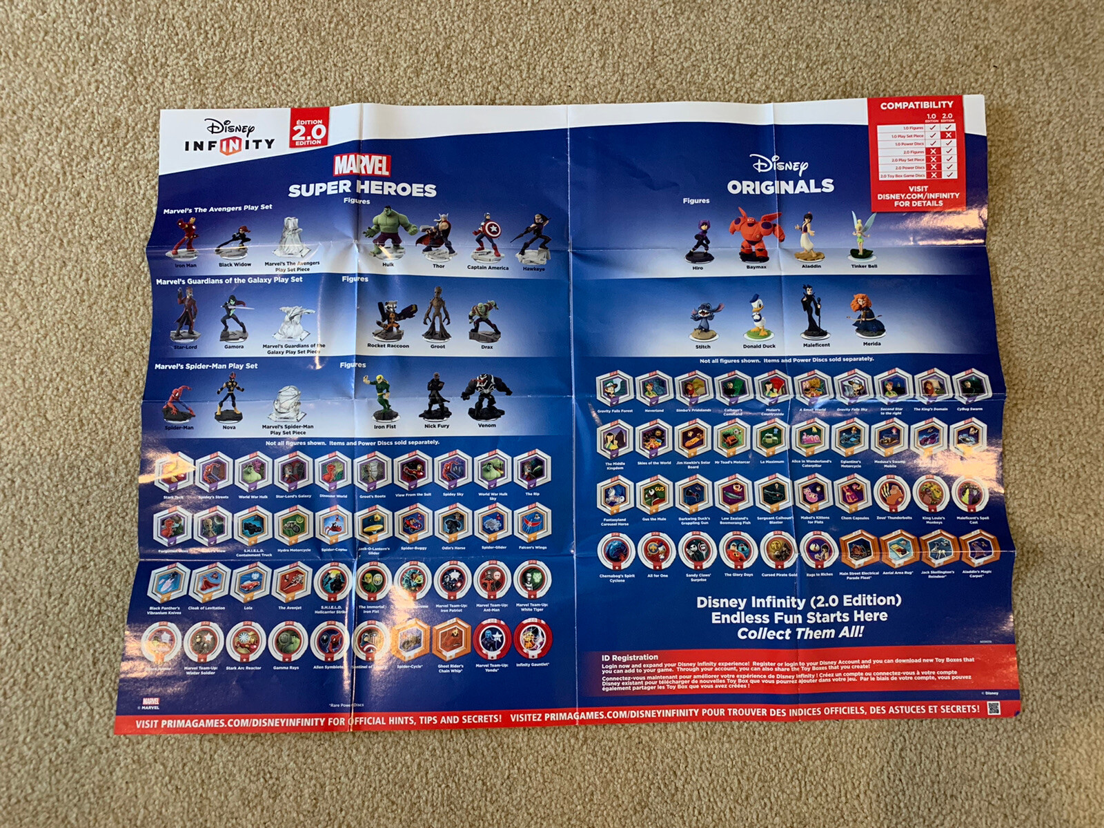 Disney Infinity 2.0 Nintendo Wii U Game with USB Portal and Bonus Poster!