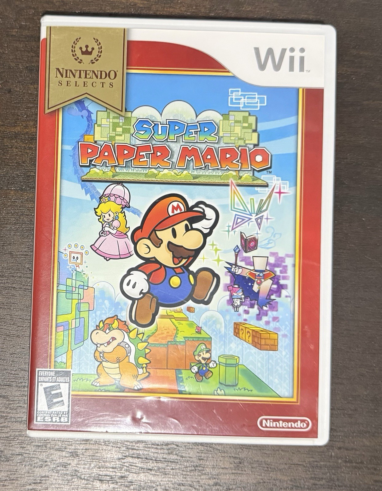 Super Paper Mario Nintendo Selects Edition (Nintendo Wii) CIB