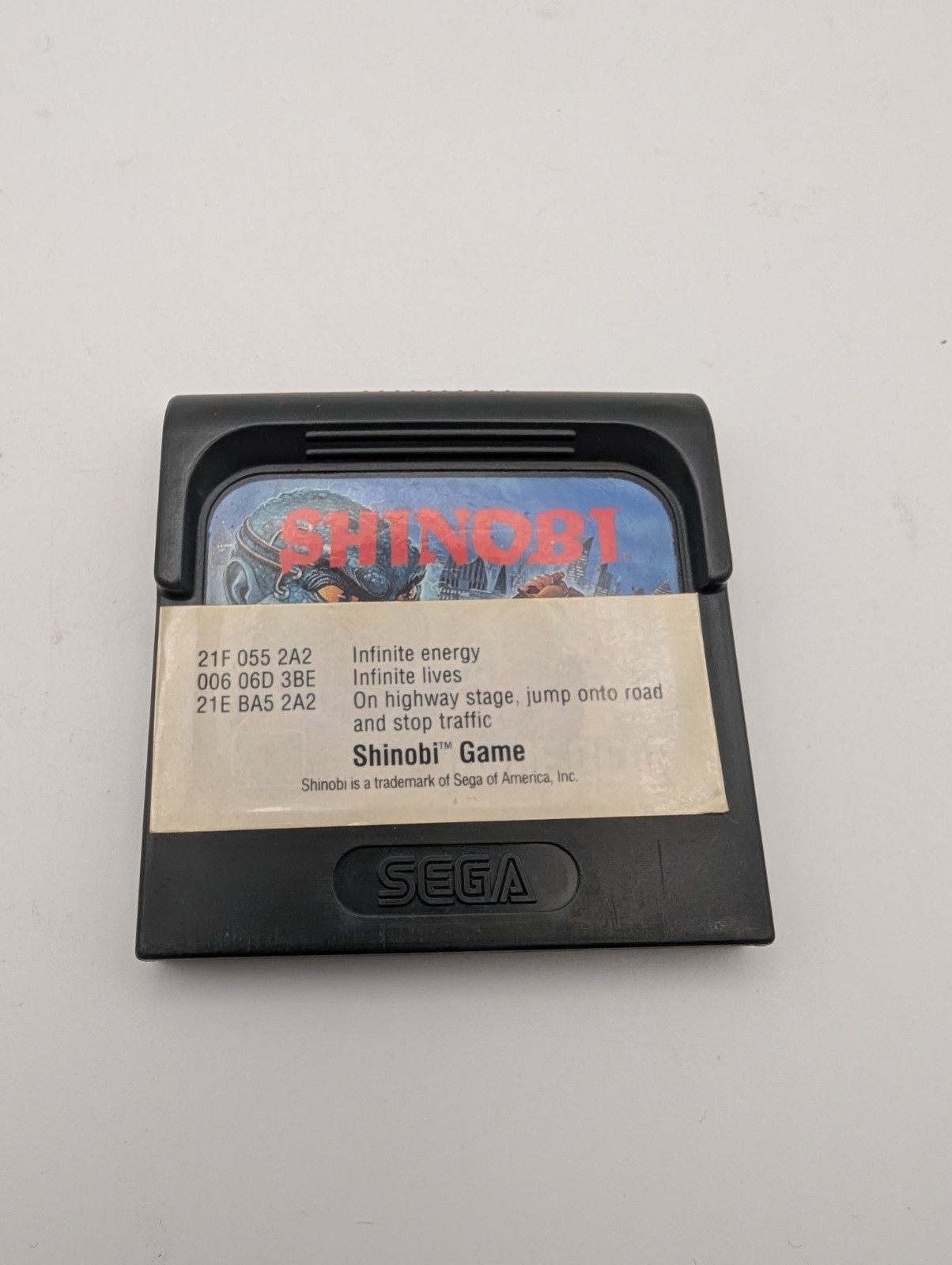 Shinobi (Sega Game Gear, 1991) Tested And Working