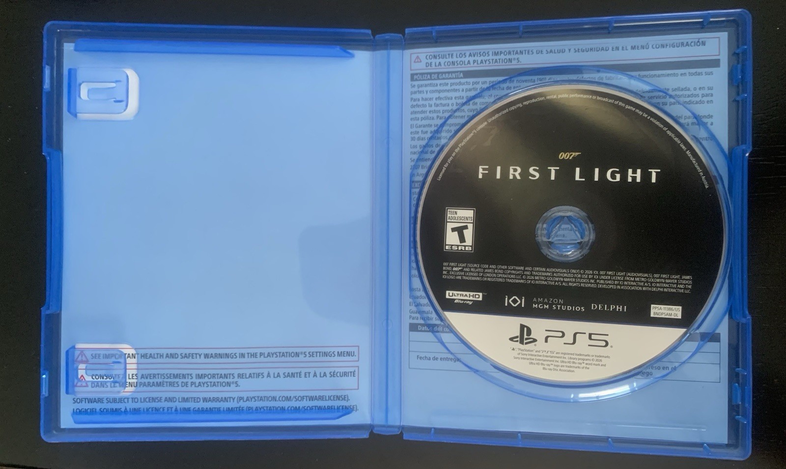 007 First Light PlayStation 5 PS5