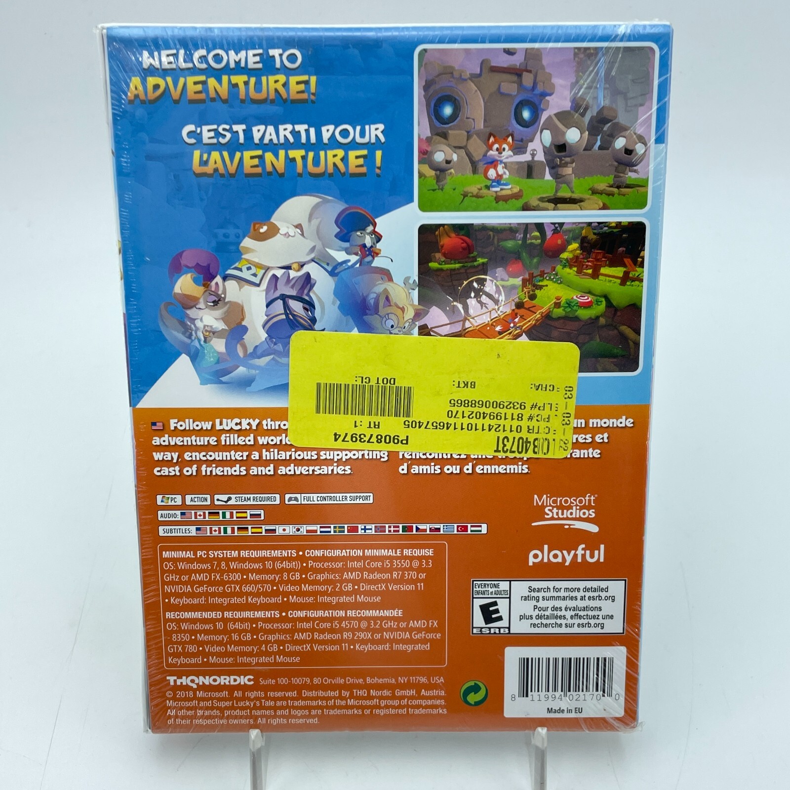 SUPER LUCKYS TALE PC Game Microsoft Studios THQ Nordic Adventure NEW Sealed