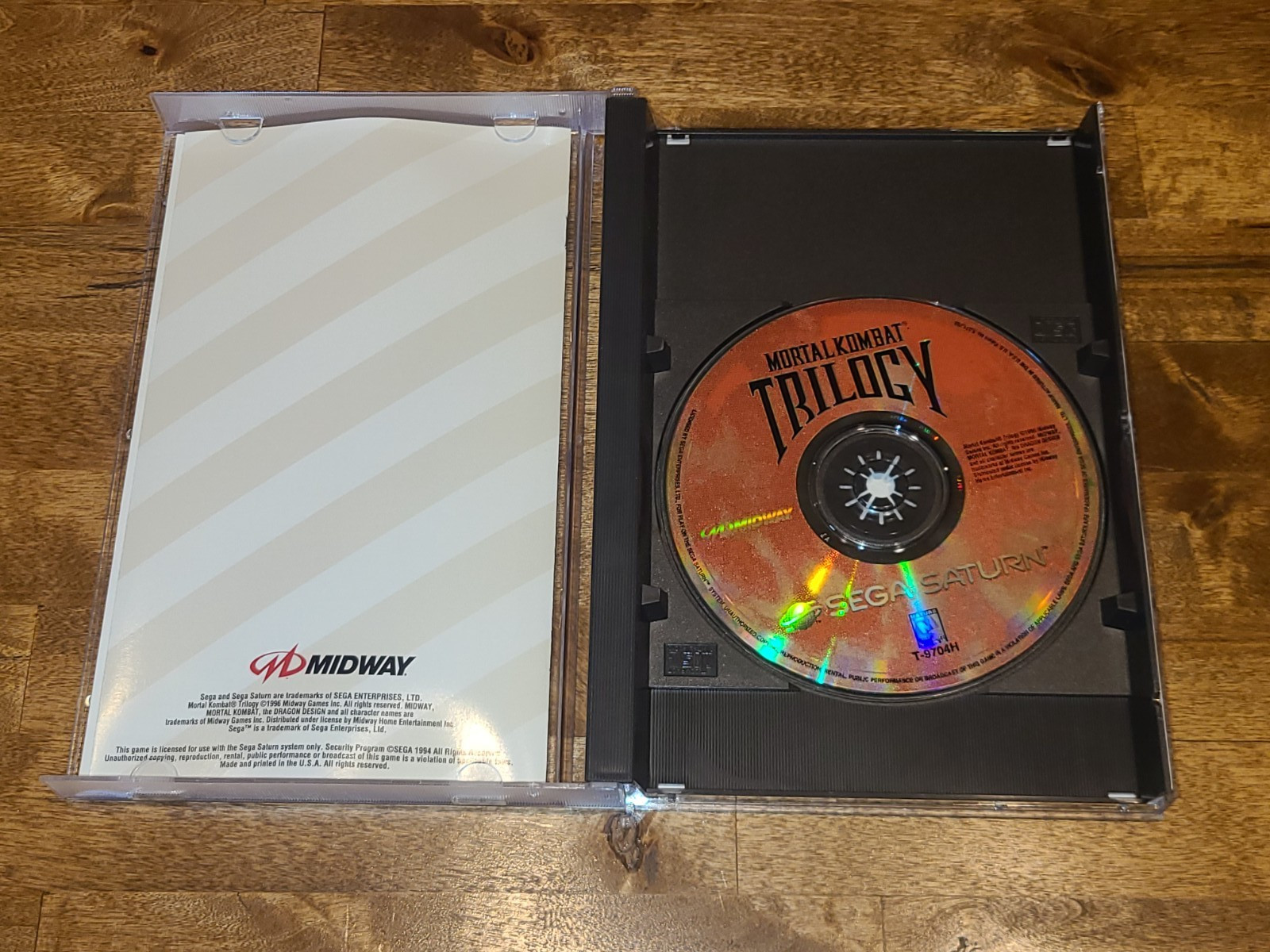 Mortal Kombat Trilogy Sega Saturn Complete CIB w/Reg Card Authentic Good Shape