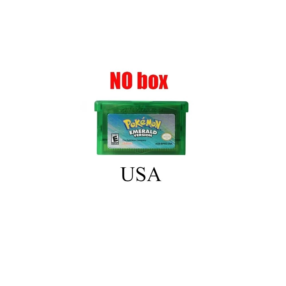 Game Card Emerald For Pokemon GBA
