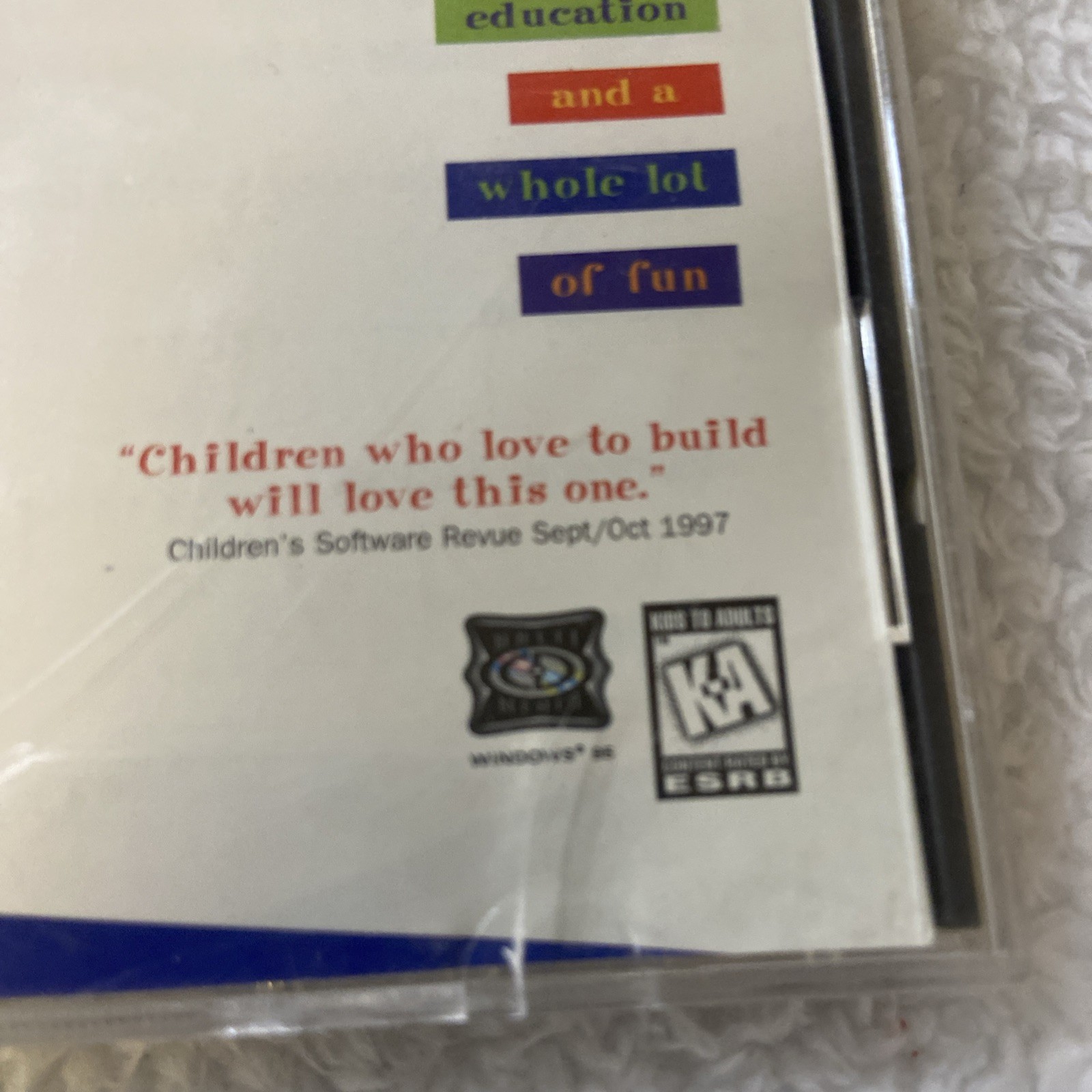Air Blocks PC CD ROM Game The Ultimate Building Adventure 1997-1997 Vtg