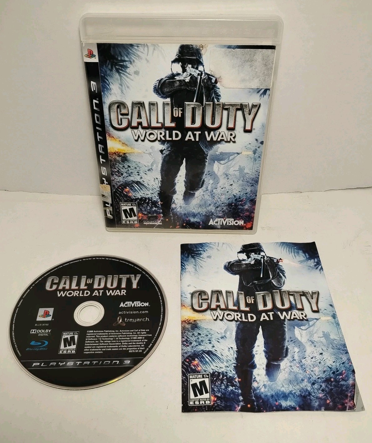 Call of Duty: World at War (Sony PlayStation 3, 2008) Complete CIB, Tested