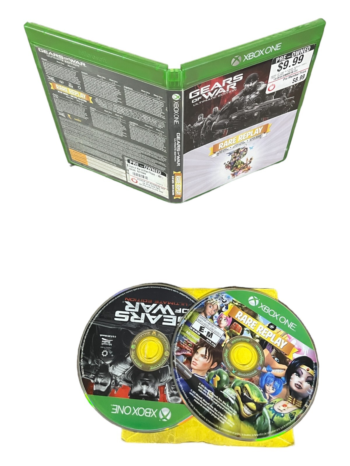 Microsoft Xbox One CIB Complete Tested Gears Of War Ultimate Edition Rare Replay