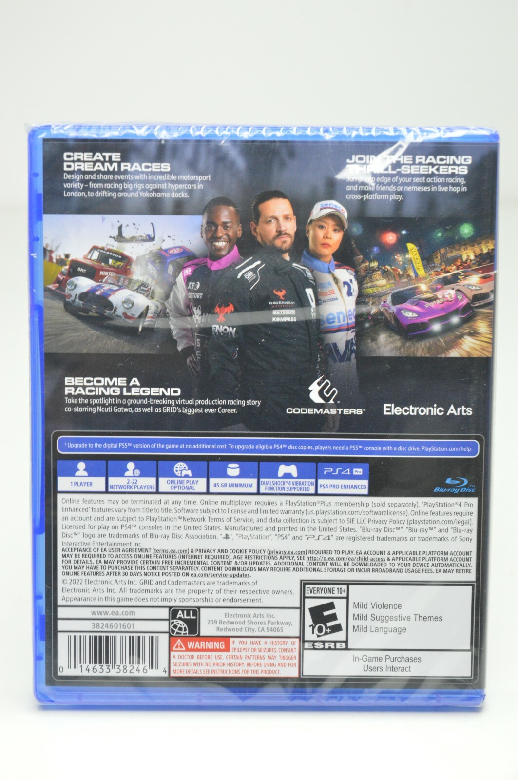 Grid Legends Sony PlayStation 4 Electronic Arts Ps5 Upgrade Available Brand New