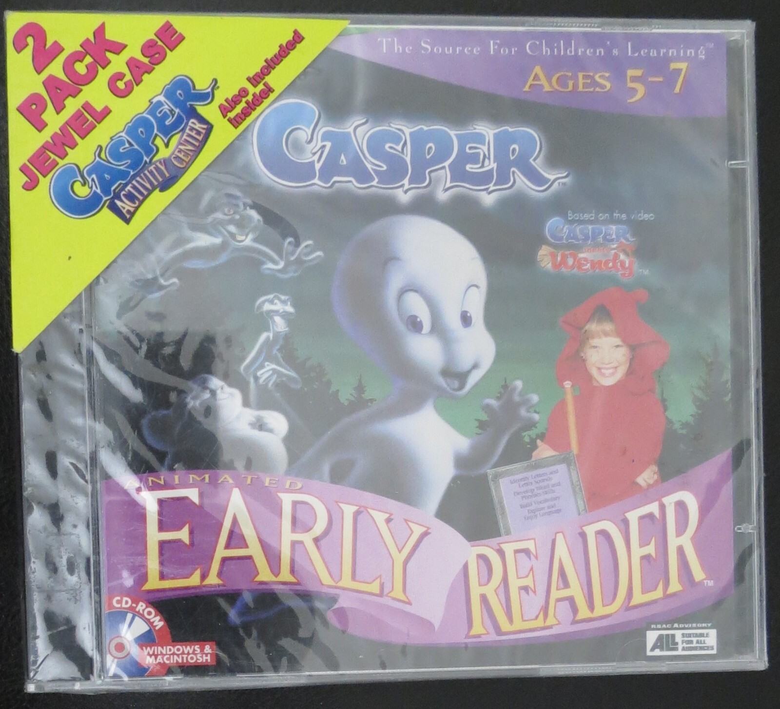 CASPER Early Reader CHILDREN Learning AGES 5 – 7 Animated GHOST Halloween SPIRIT
