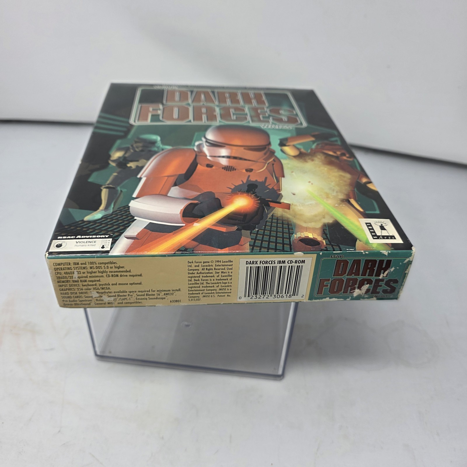 Star Wars Dark Forces PC Big Box Complete CIB Game Lot with Players Guide 1995