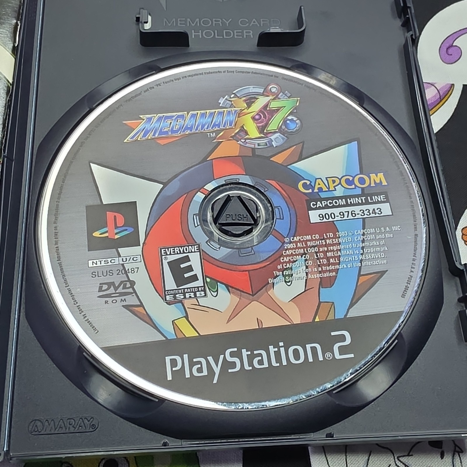 Capcom Mega Man X7 Mega Man X PS2 w/ Disc Case Manual E NTSC-U/C 2003