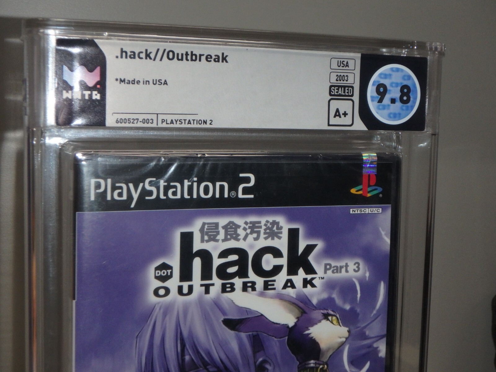 Playstation 2 PS2 Game – Dot .hack Outbreak Part 3 – Sealed Graded WATA 9.8 A+