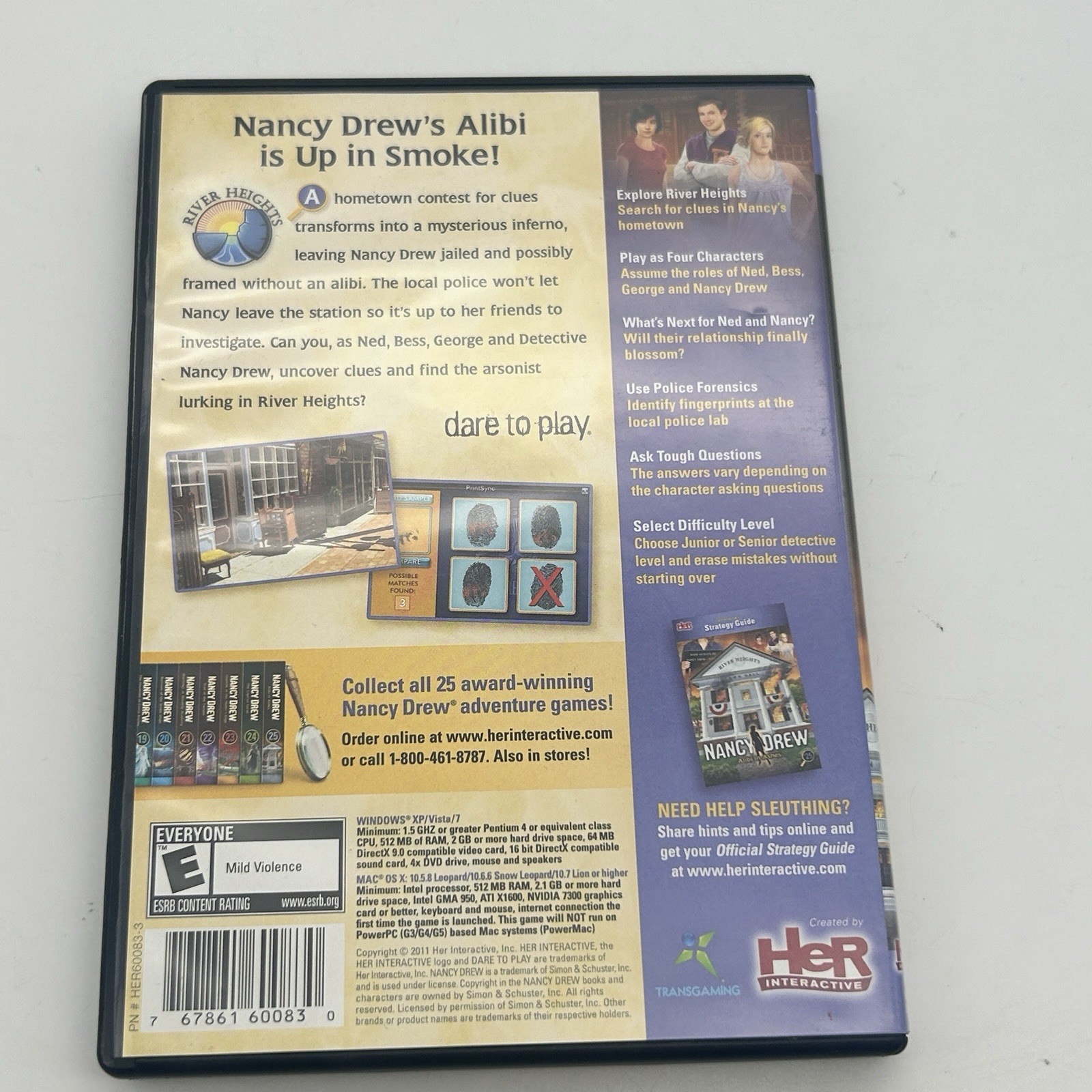 Nancy Drew: Alibi In Ashes – PC/Mac by Her Interactive