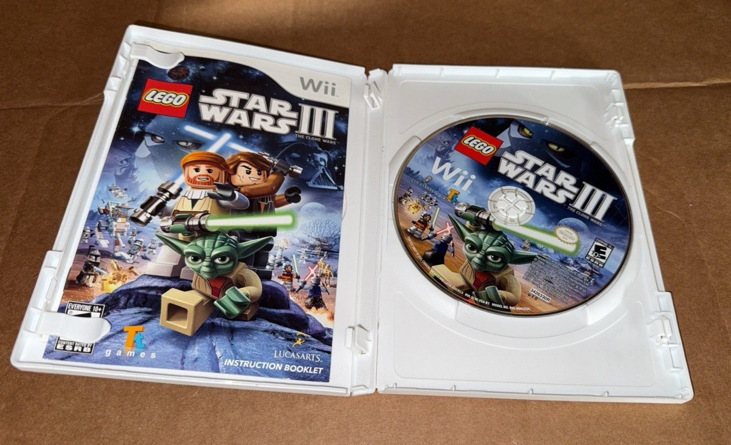 Lego Star Wars III: The Clone Wars For Wii PRE OWNED COMPLETE TESTED WORKING