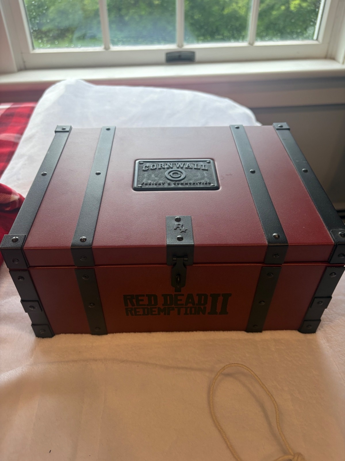 Red Dead Redemption II 2 Collector’s Edition Box Metal Tithing Box Only Lock Key