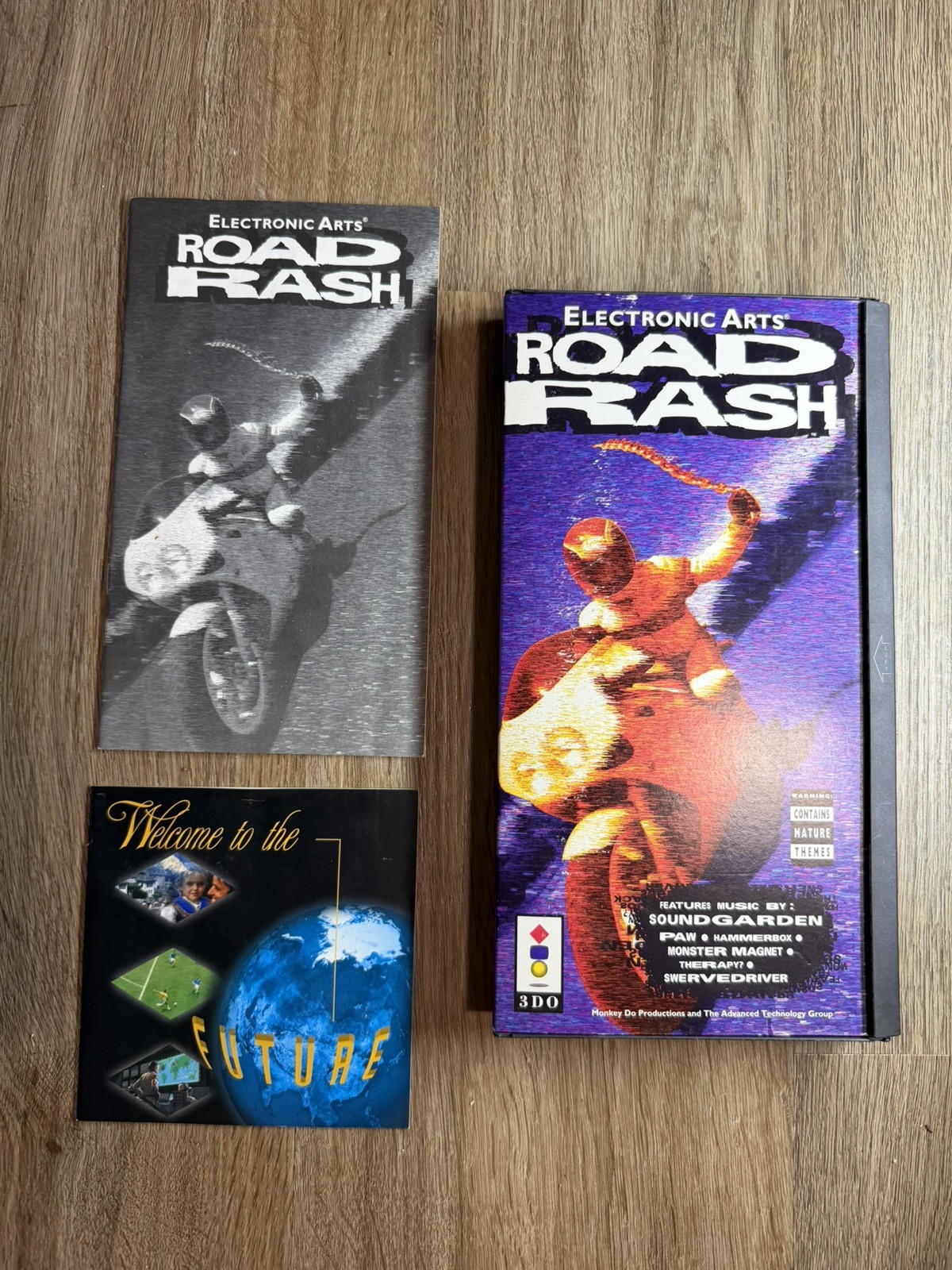 Panasonic 3DO – Road Rash (1994) Long Box – Complete!