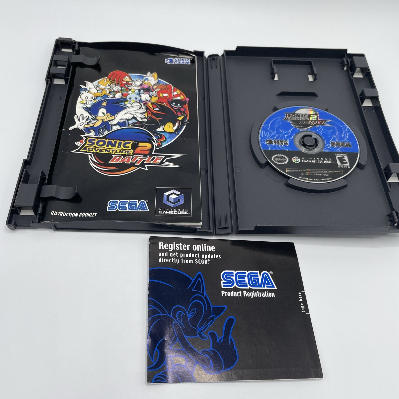 Sonic Adventure DX 1 & 2 Battle Nintendo GameCube Lot Of 2 Games Complete CIB BL