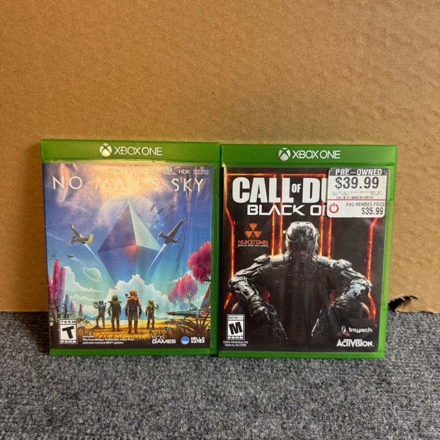 Xbox One Game Bundle No Man’s Sky and Call of Duty Black Ops III COD BO3 Lot