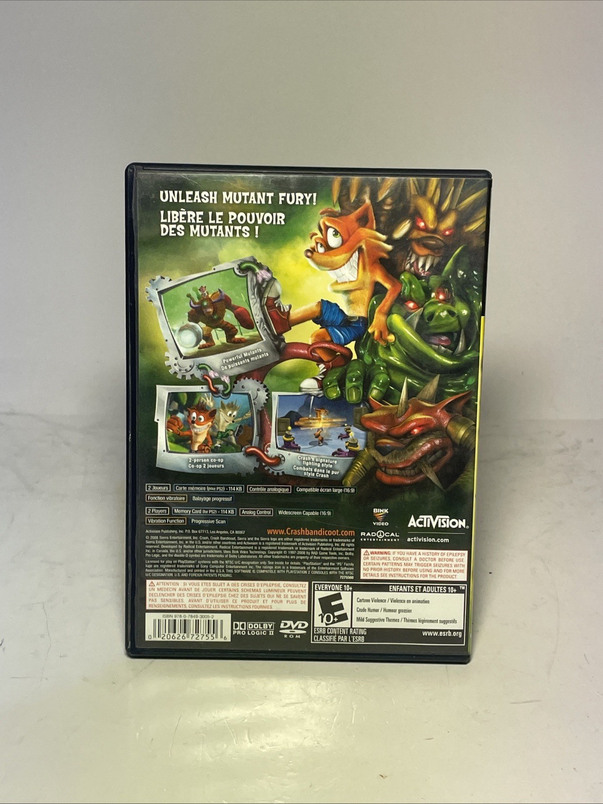 Sony PS2 – Crash: Mind over Mutant PlayStation 2 Complete w/ Manual