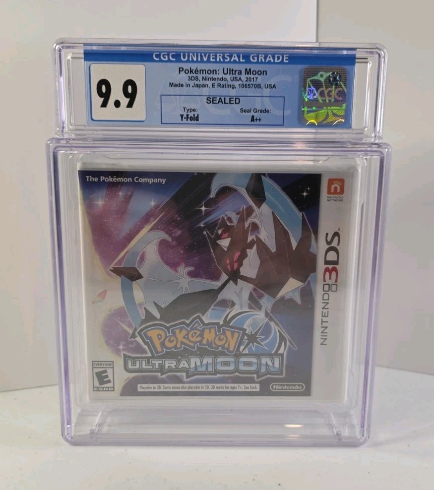 Pokémon Ultra Moon – Nintendo 3DS – CGC 9.9 A++ SEALED Graded – US Version