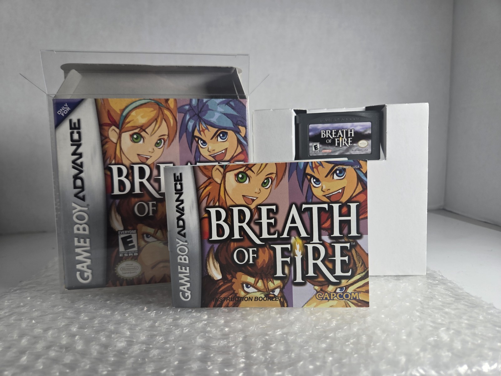 Breath of Fire GBA Nintendo Game Boy Advance DS 2001 Complete CIB Tested CAPCOM