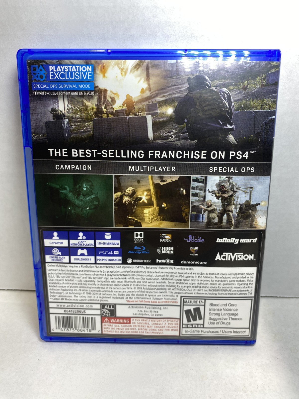 Call of Duty: Modern Warfare – Sony PlayStation 4 Tested Free Shipping