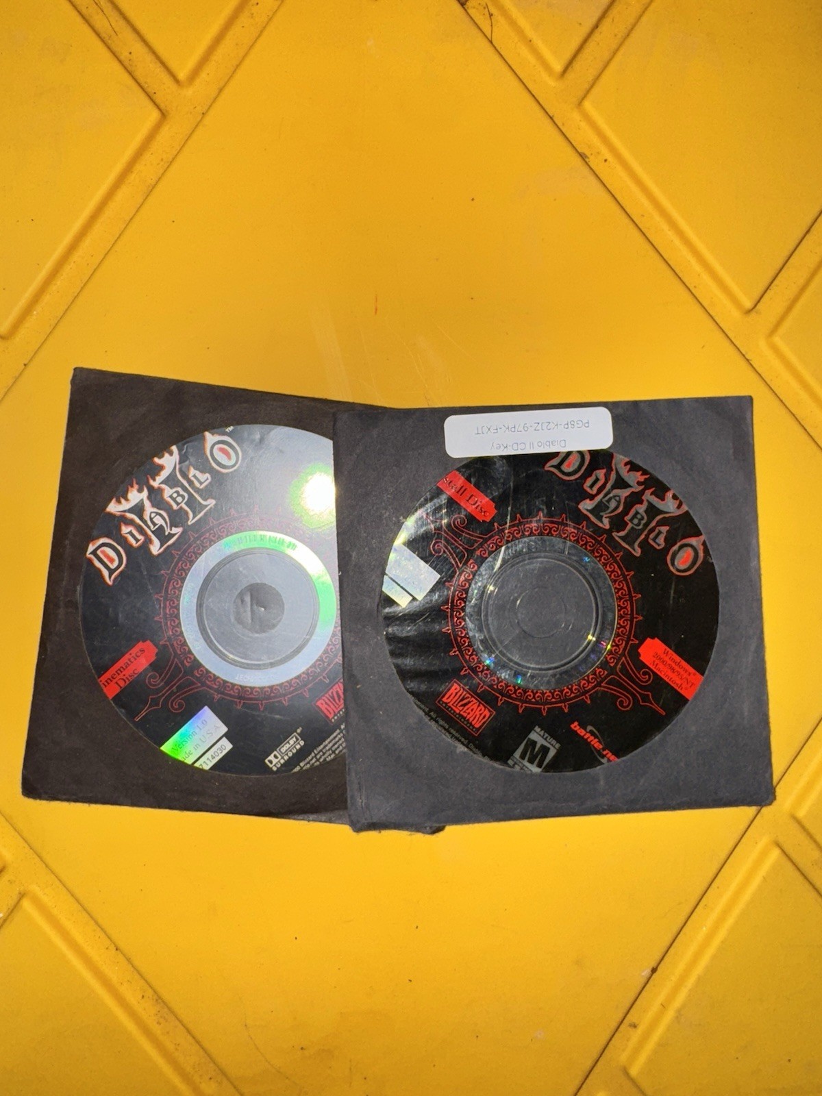 Diablo II (PC, 2000) Vintage Video Game RPG Horror Magic