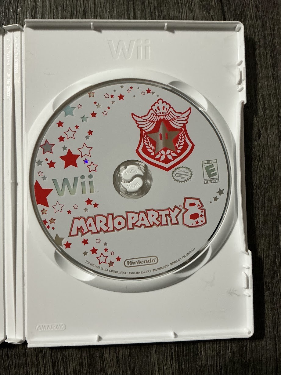 Mario Party 8 (Nintendo Wii, 2007) CIB Complete in Box Tested & Working!