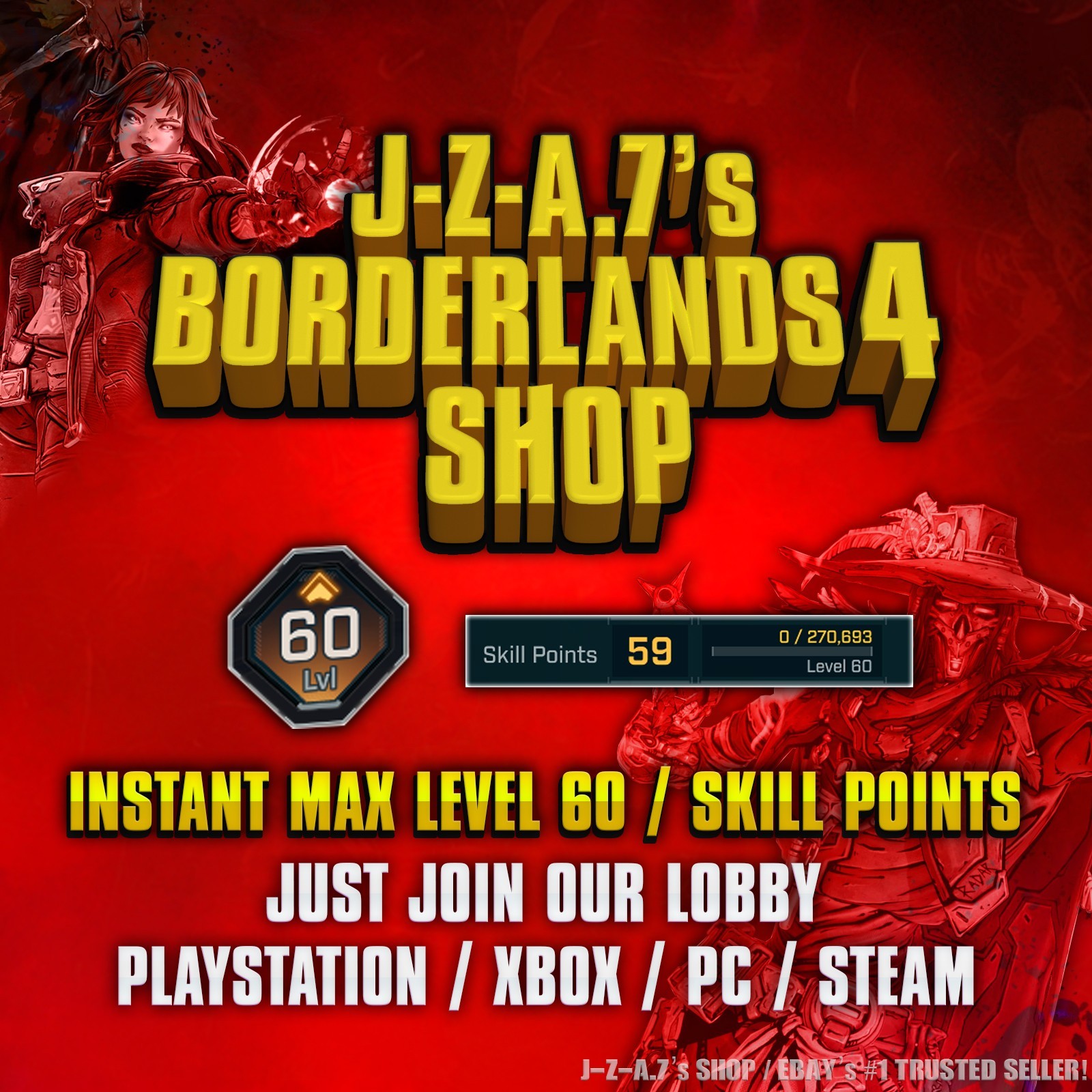 Borderlands 4✨LEGENDARY PEARLESCENT LVL 60 BL4 BP3, WEAPONS, GEAR ✅PC-PS-XBOX✨
