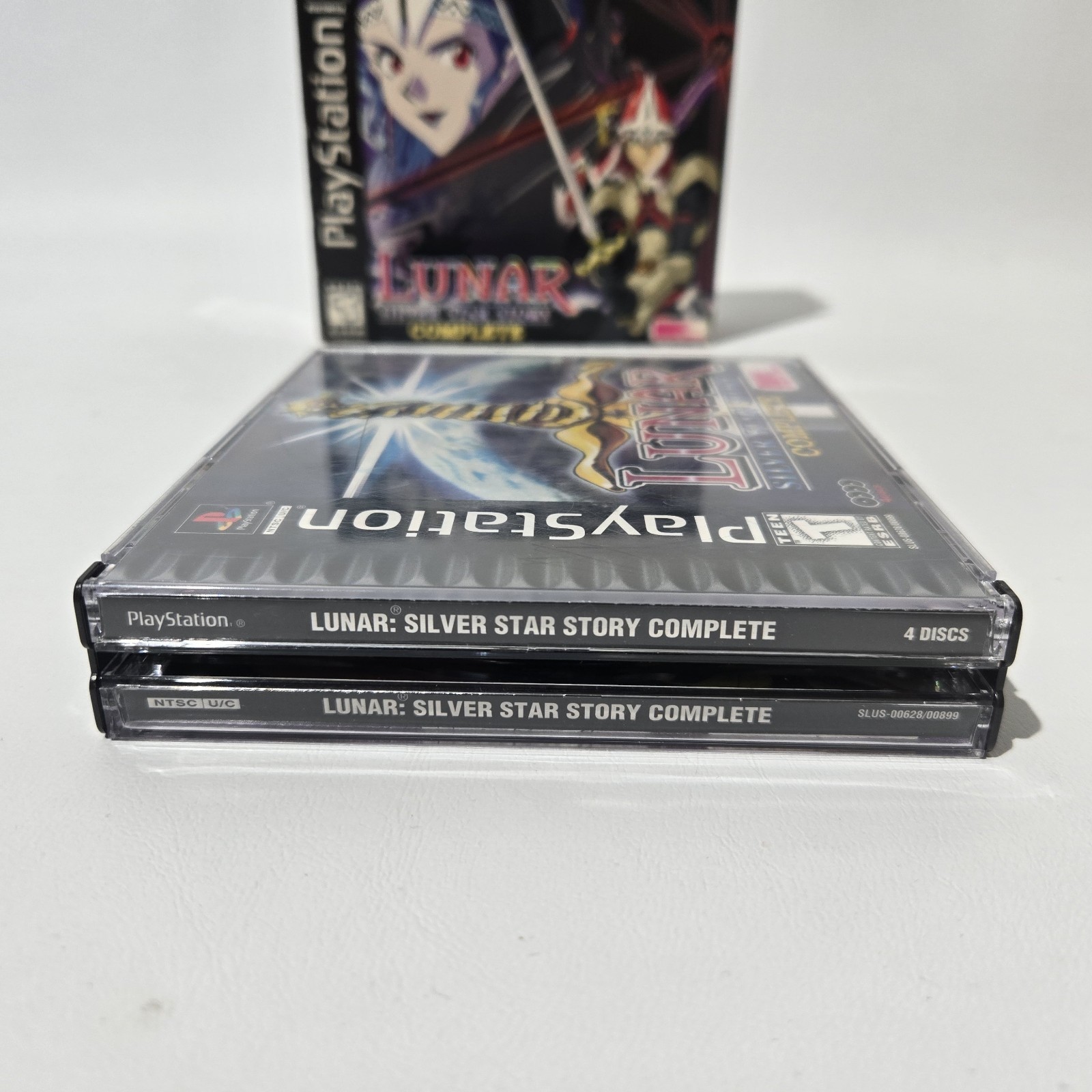 Lunar: Silver Star Story Complete (PlayStation 1, PS1) w/ Map Manual 3 Discs