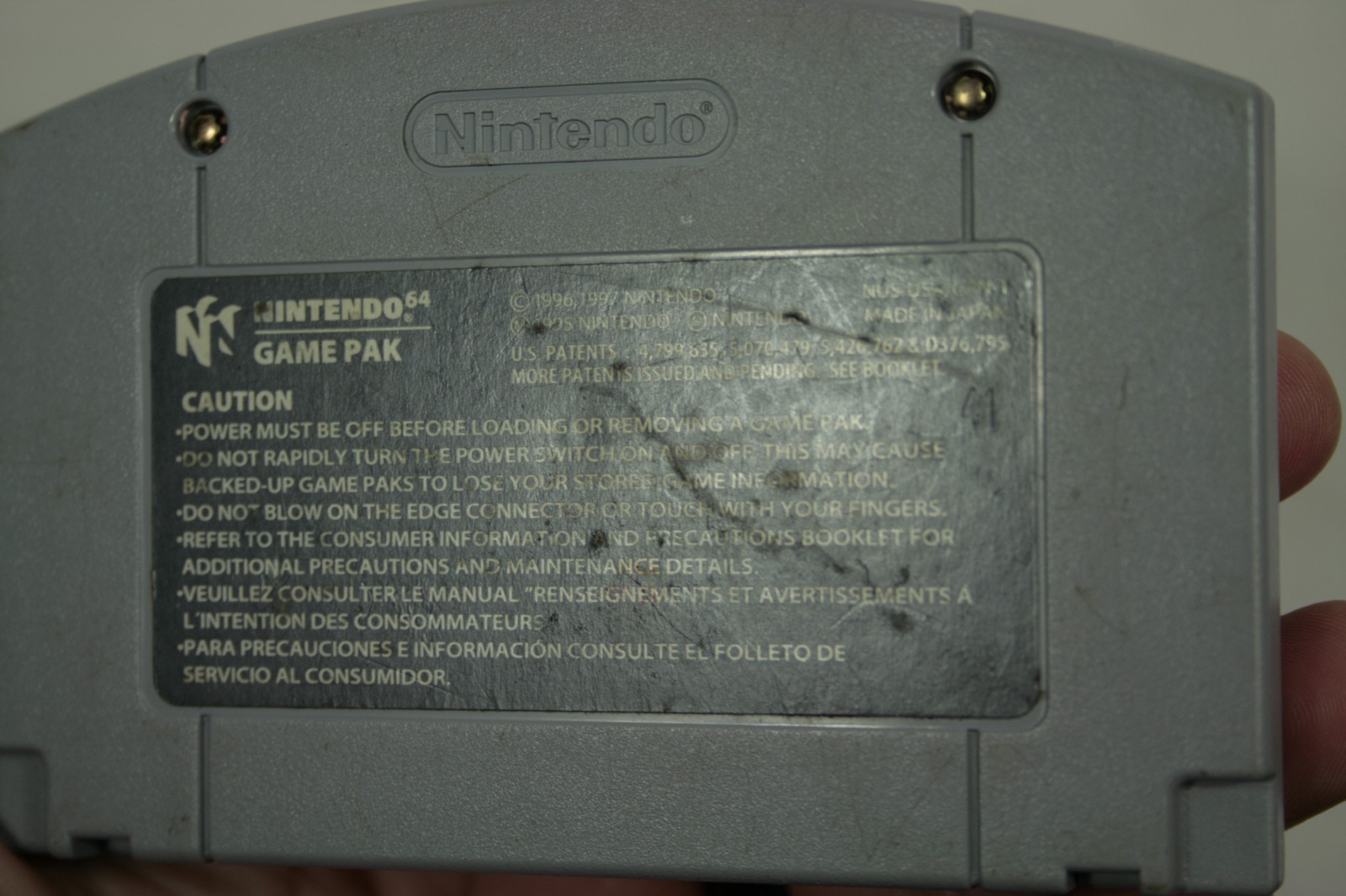 Super Mario 64 N64 Authentic Nintendo 64 1996 Tested & Working FAST SHIPPING