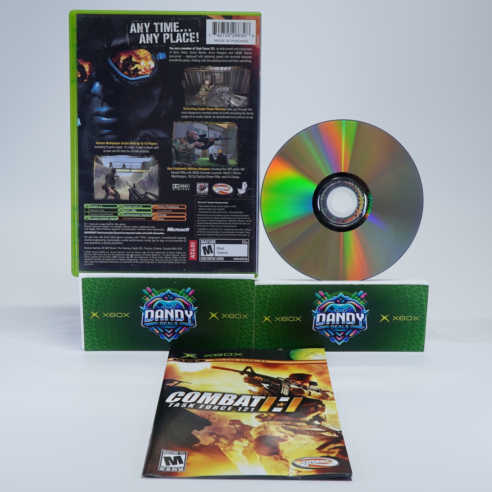 Combat Task Force 121 CIB W/ Manual – Xbox