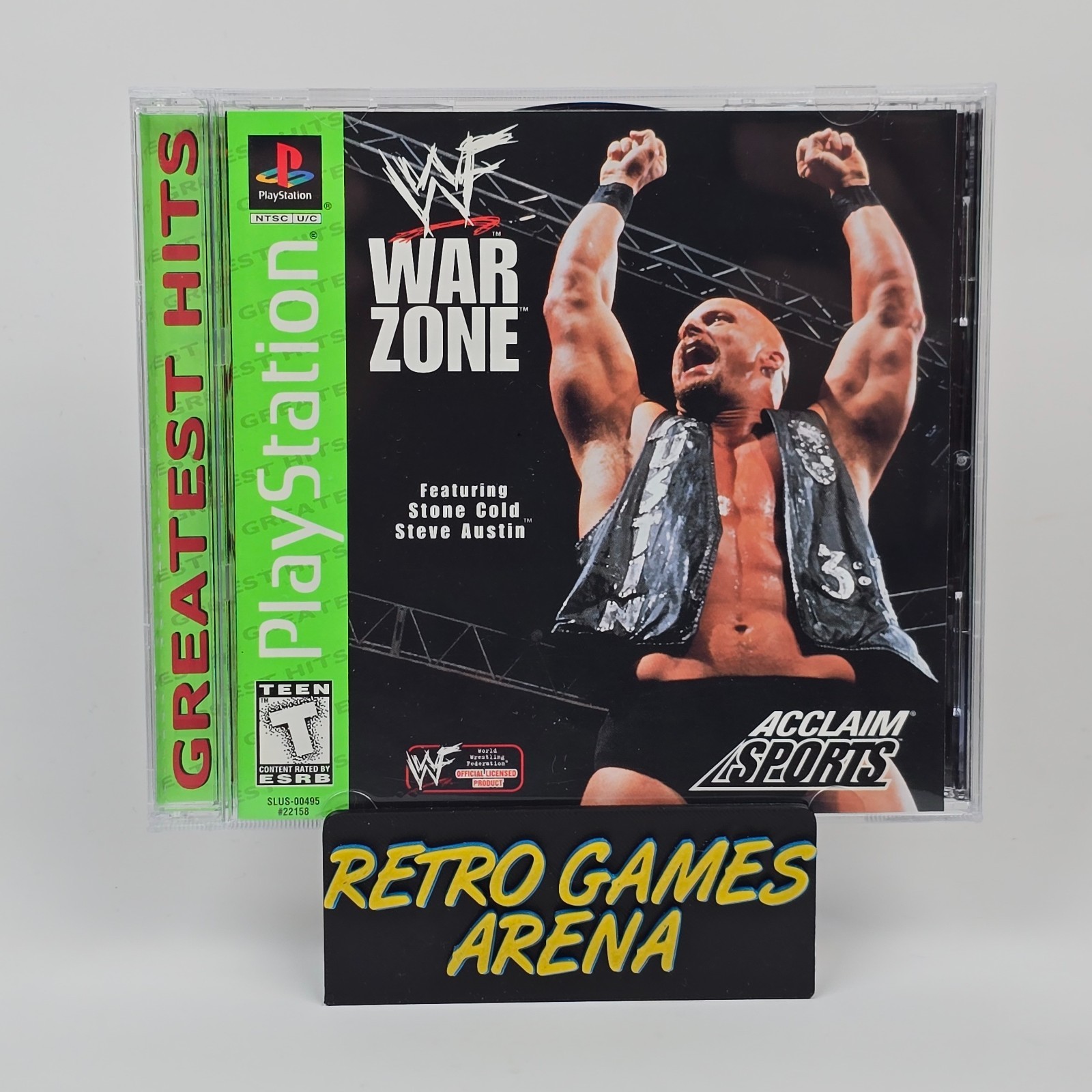 WWF War Zone Warzone (PlayStation 1 PS1) Greatest Hits CIB COMPLETE
