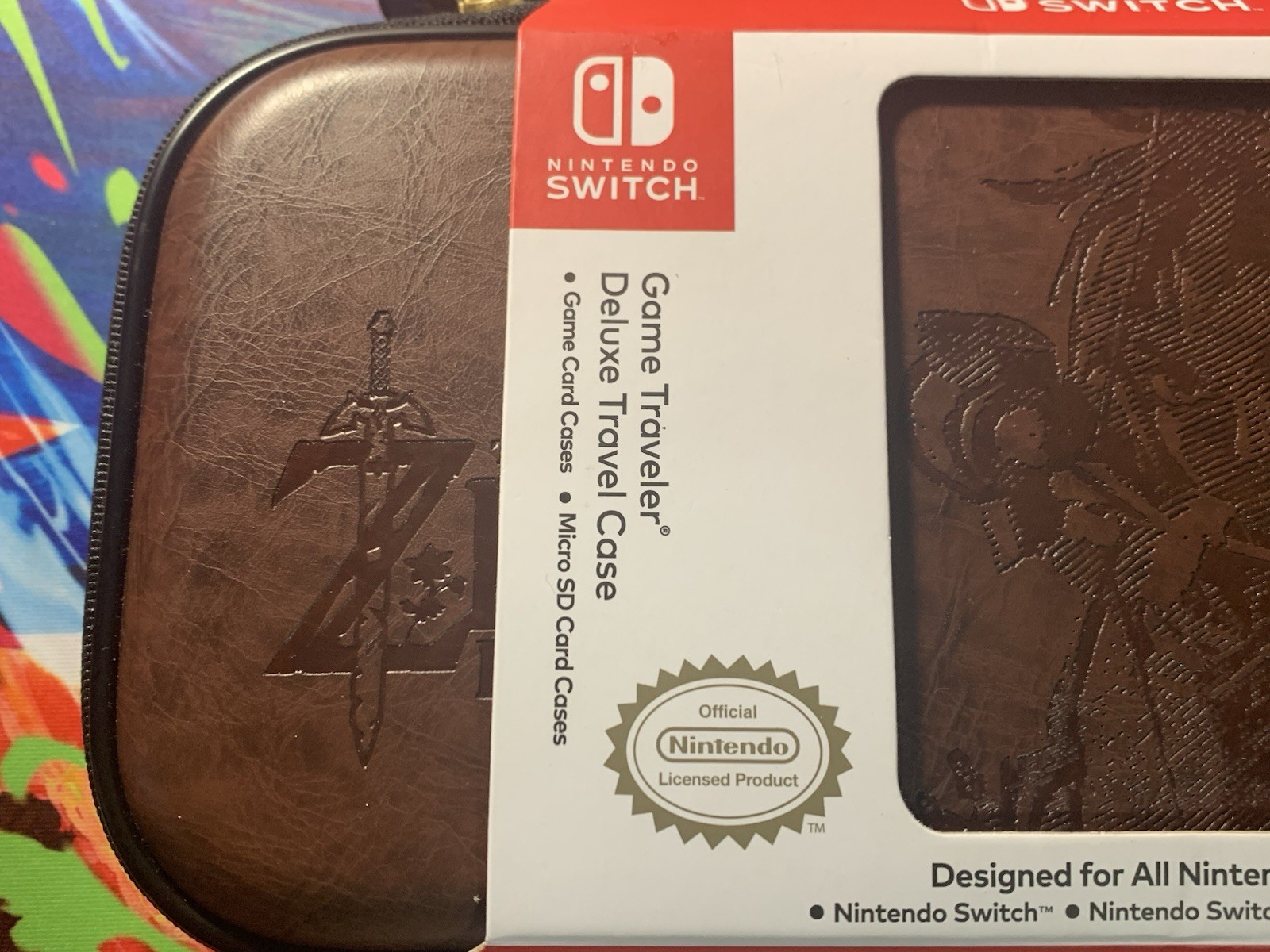 Officially Licensed Nintendo Switch Deluxe Zelda Link Travel Case – Premium Hard