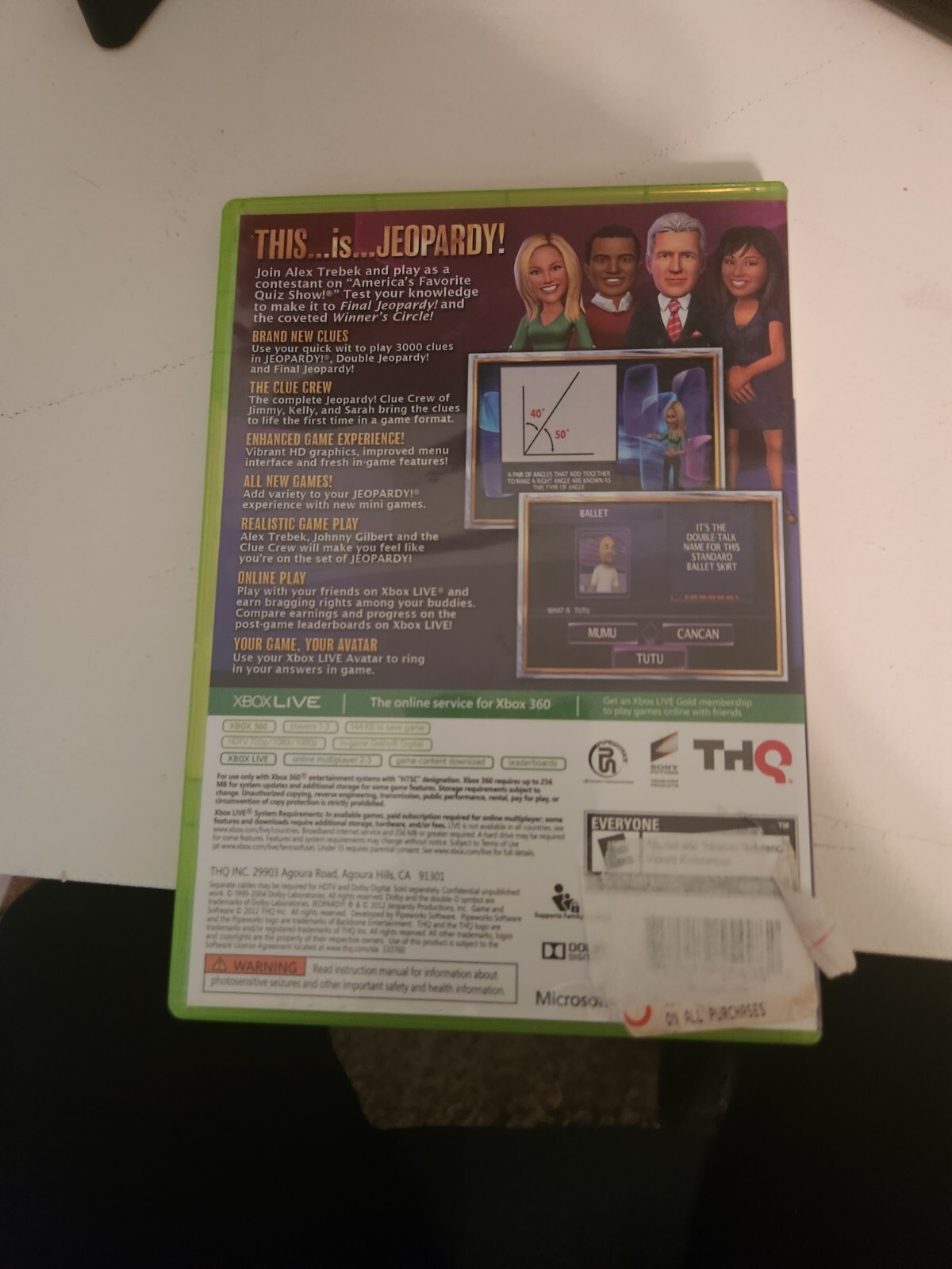 Jeopardy (Microsoft Xbox 360, 2012)