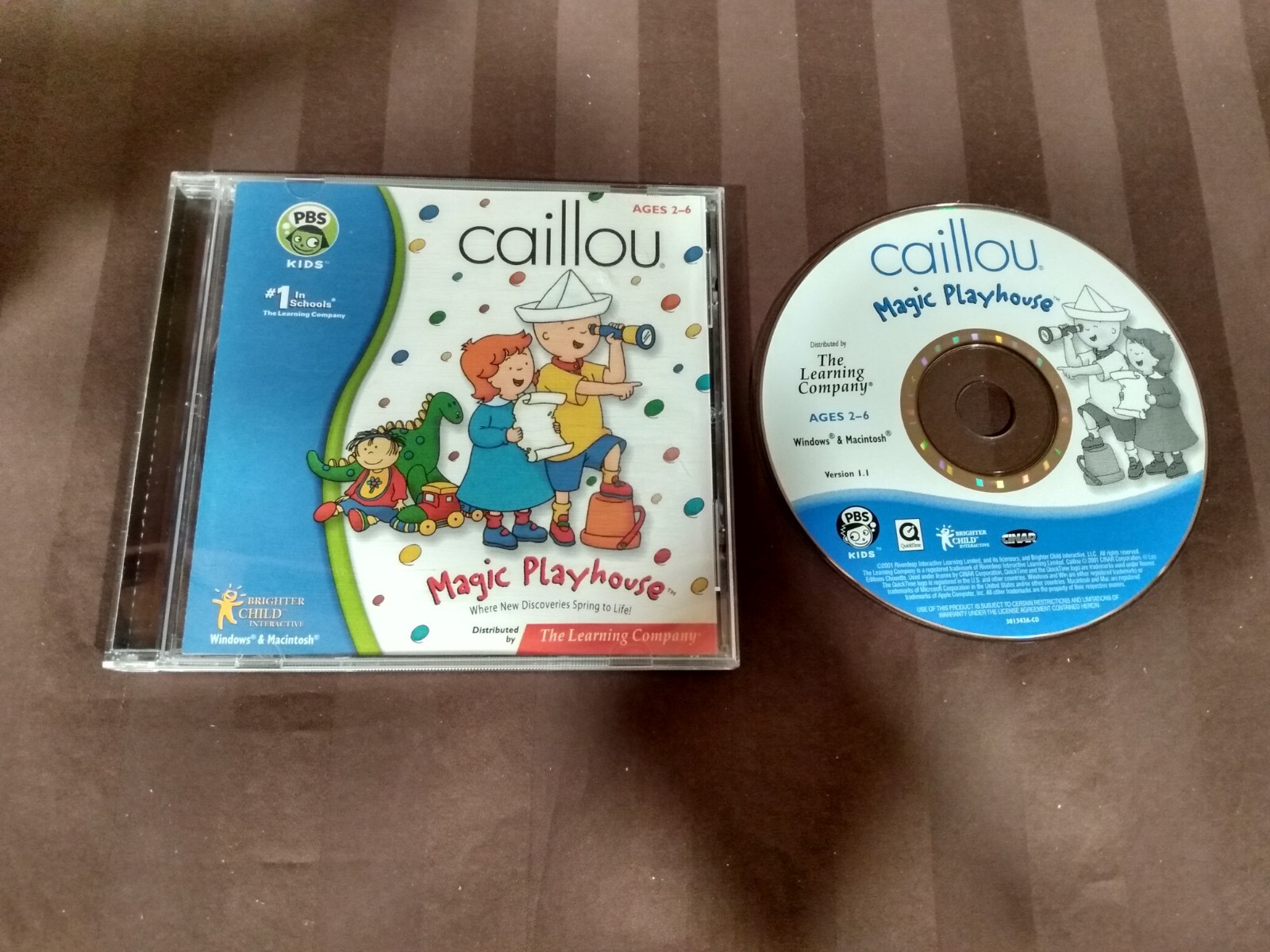 Caillou Magic Playhouse Children’s PC Game Learning Company