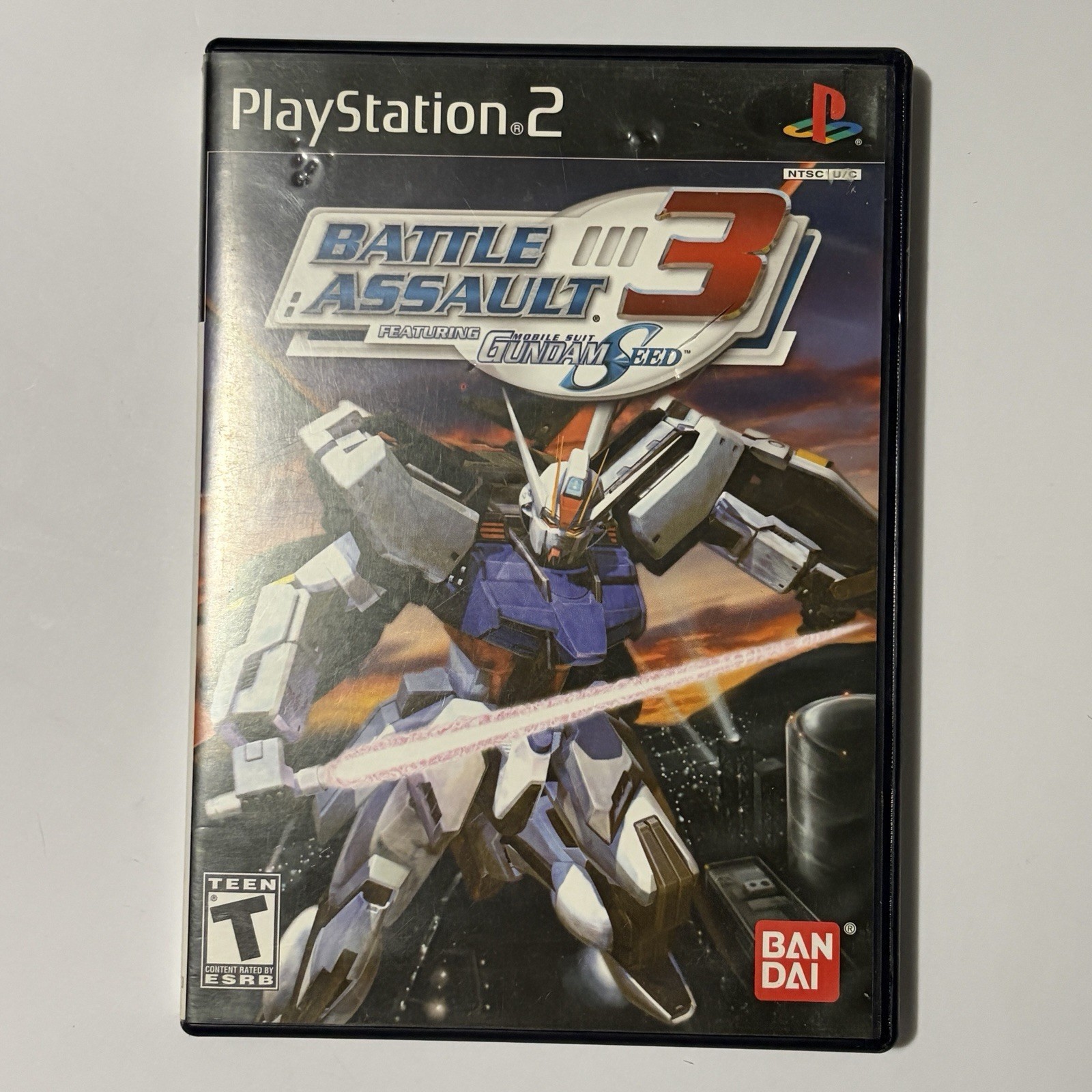 Battle Assault 3 Featuring Gundam Seed (Sony PlayStation 2, 2004) PS2 Video Game