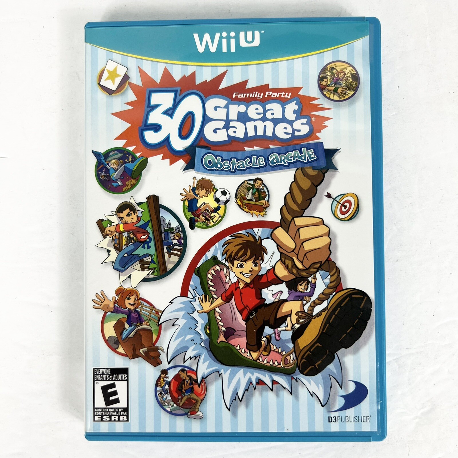 Family Party: 30 Great Games Obstacle Arcade (Nintendo Wii U, 2012) Tested