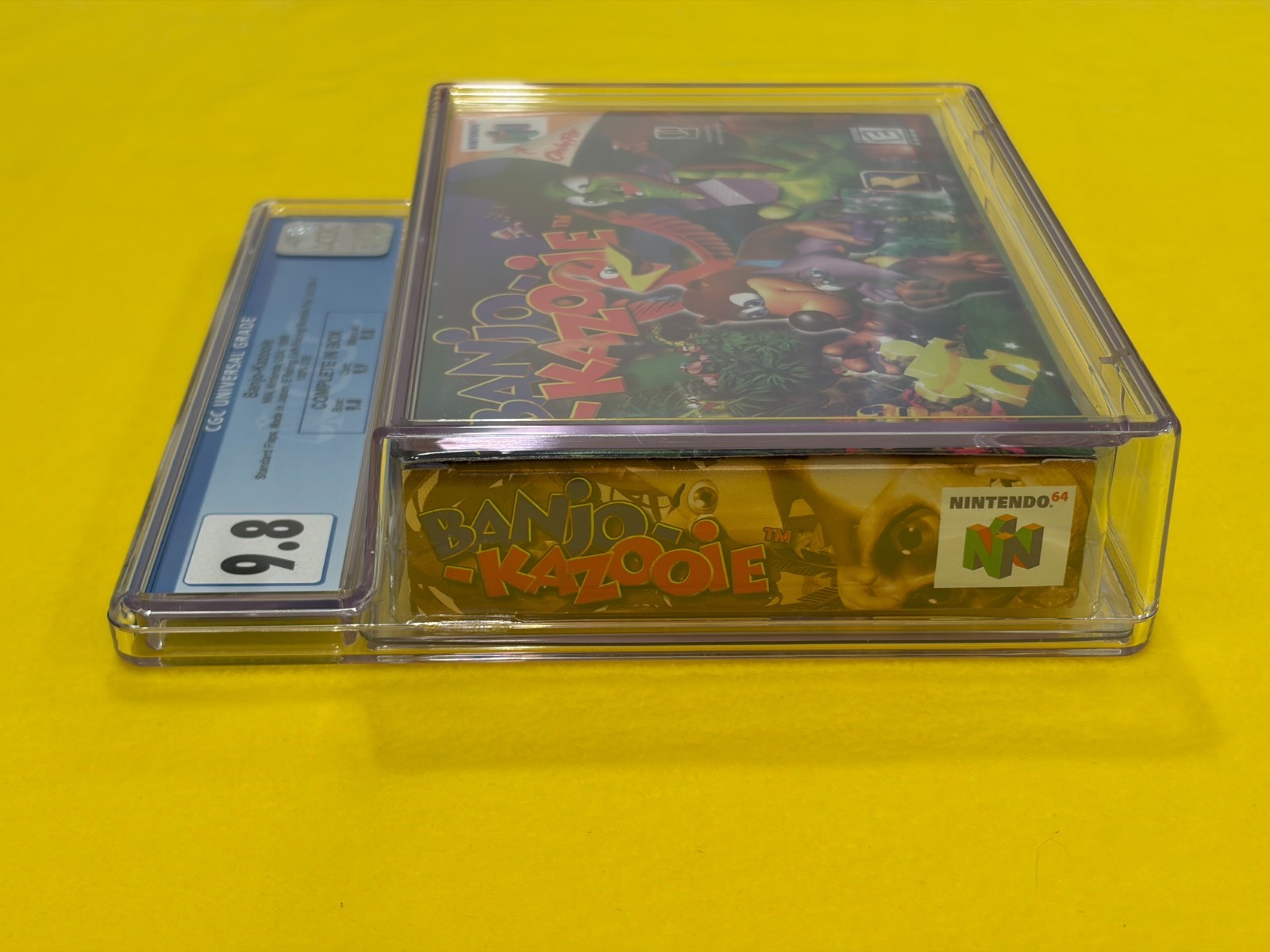 Banjo-Kazooie (CGC 9.8-9.9 CIB, STUNNING!!!) Nintendo 64 N64 not WATA PSA VGA