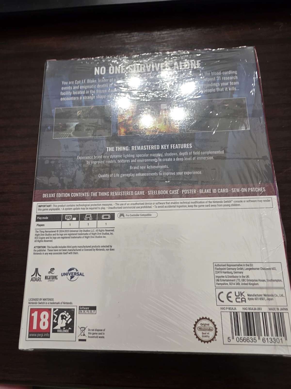 Sealed Nintendo Switch The Thing Remastered Nightdive Studios 2025 PAL 18
