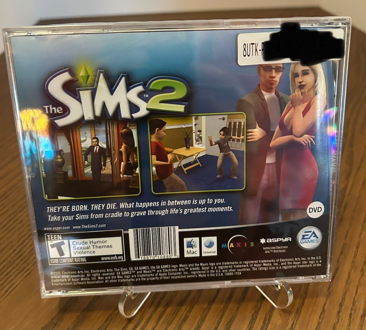 The Sims 2 Mac Version SEALED Brand New EA Aspyr CD-ROM Rare