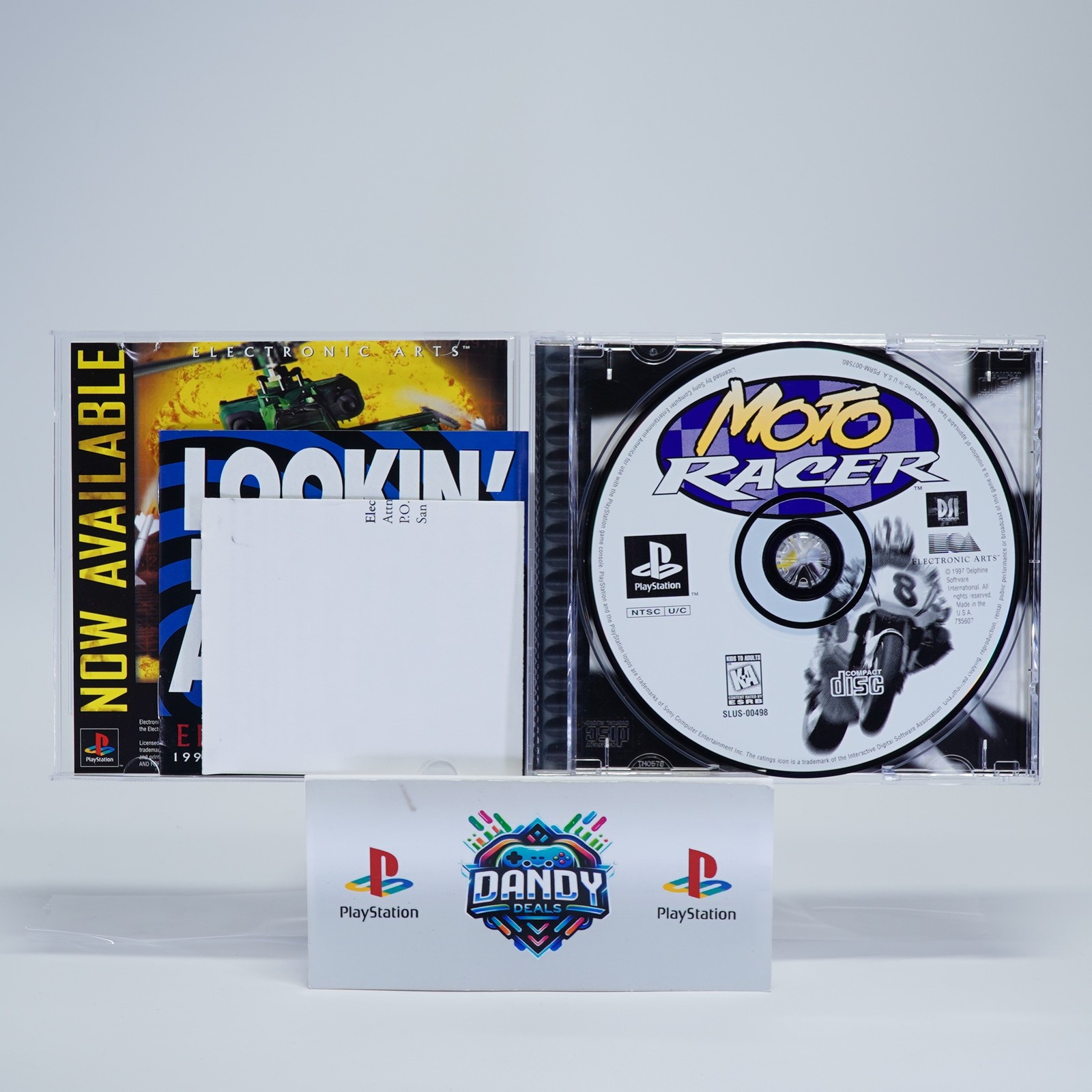 Moto Racer PS1 CIB W/ Manual – PlayStation