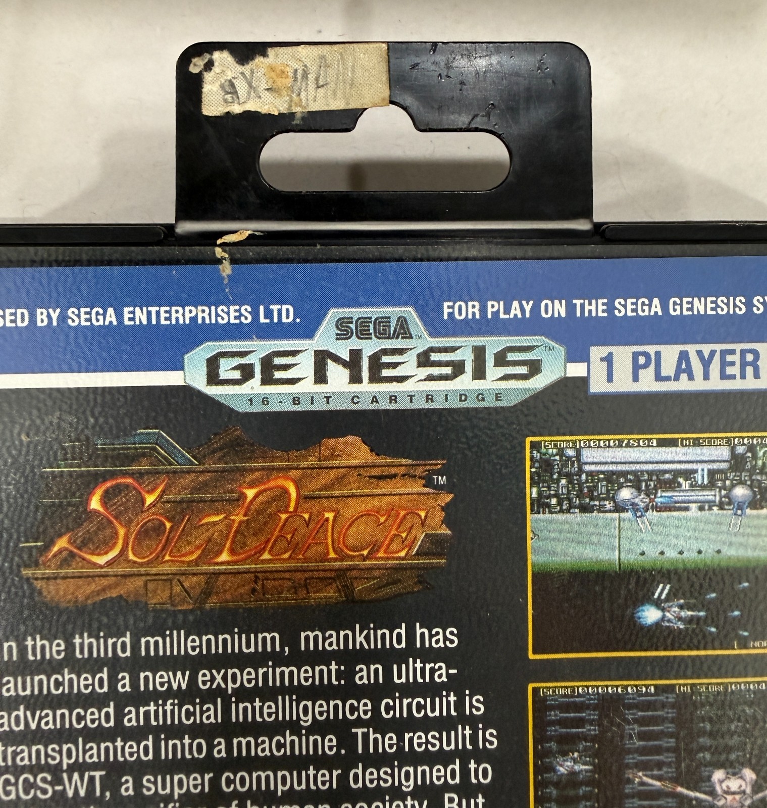 Sol Deace – SEGA Genesis – Tested/Working – All original – No Manual