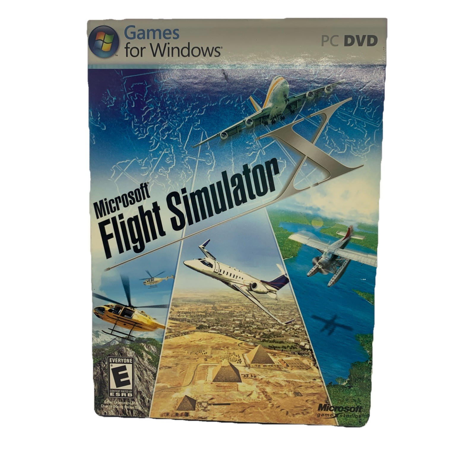Microsoft Flight Simulator X PC DVD ROM 2006 New Sealed With Slip Cover CIB