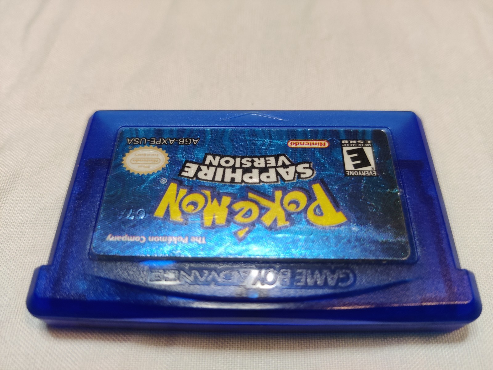 Pokemon Sapphire Version for Nintendo Game Boy Advance Authentic dry battery
